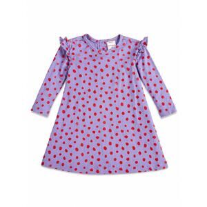 Hanna Andersson 2T Purple Red Dot Ruffle Dress